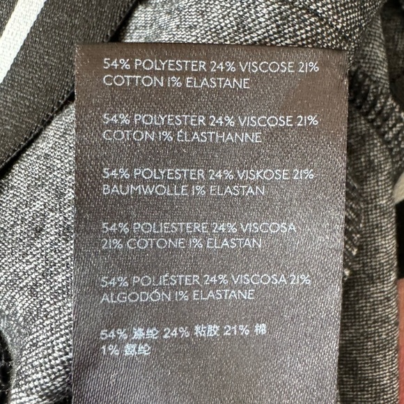 Anthropologie Essential Crop Flare, Black & White Leopard, Size XS - Picture 10 of 11